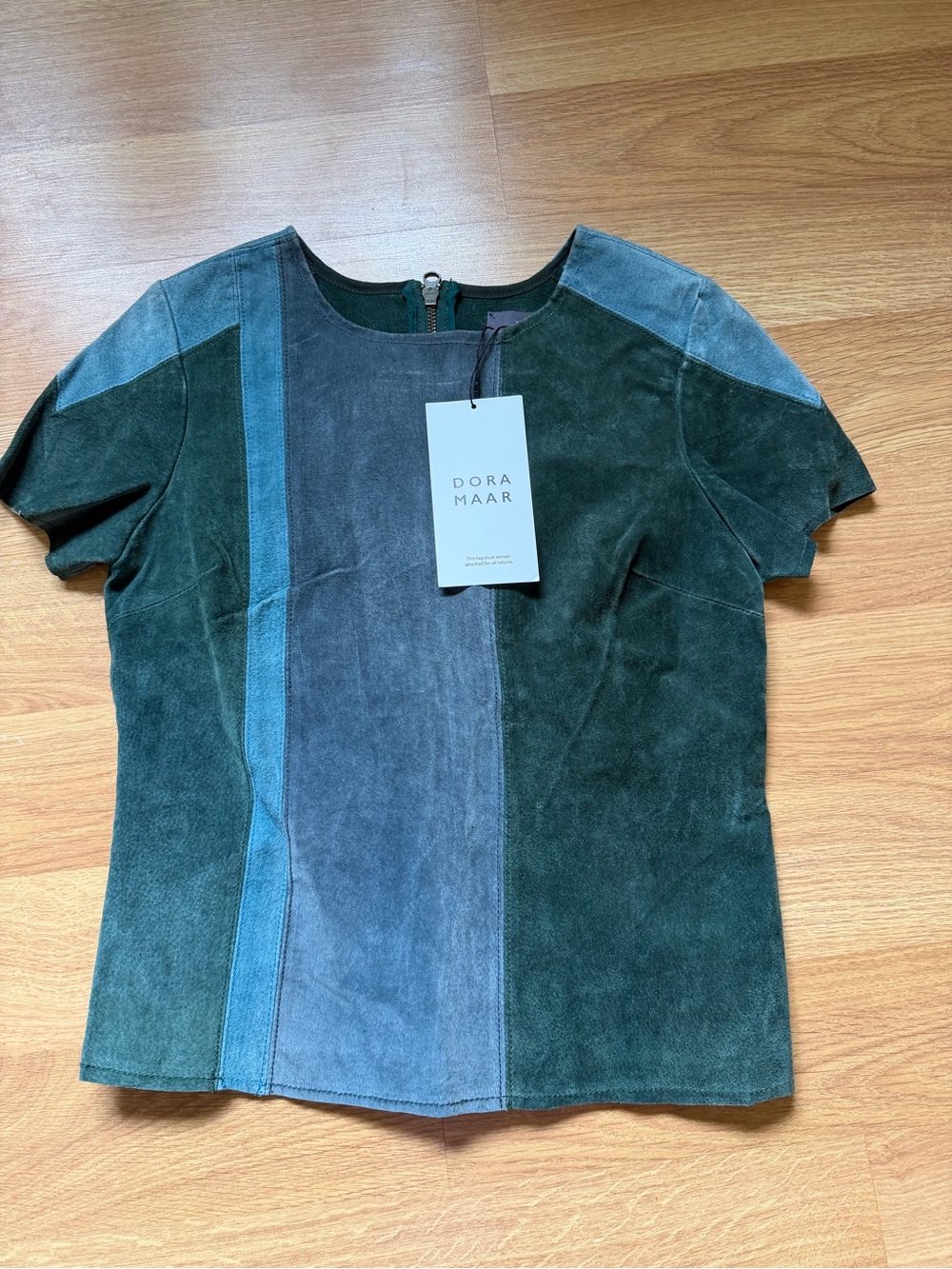 PJK Leather Suede Top